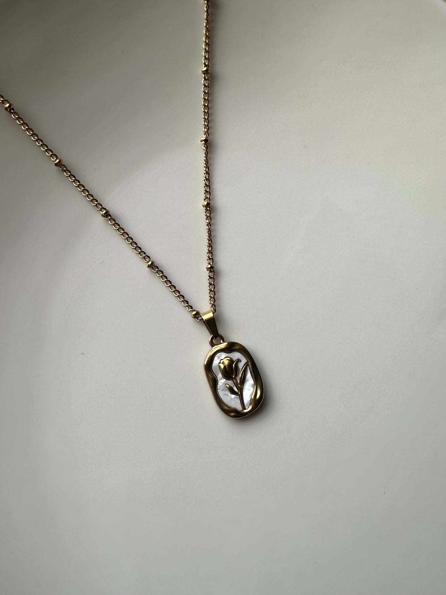 Pinterest Rose Necklace