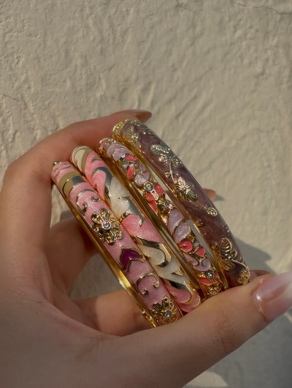Rapunzel Enamel Bangles