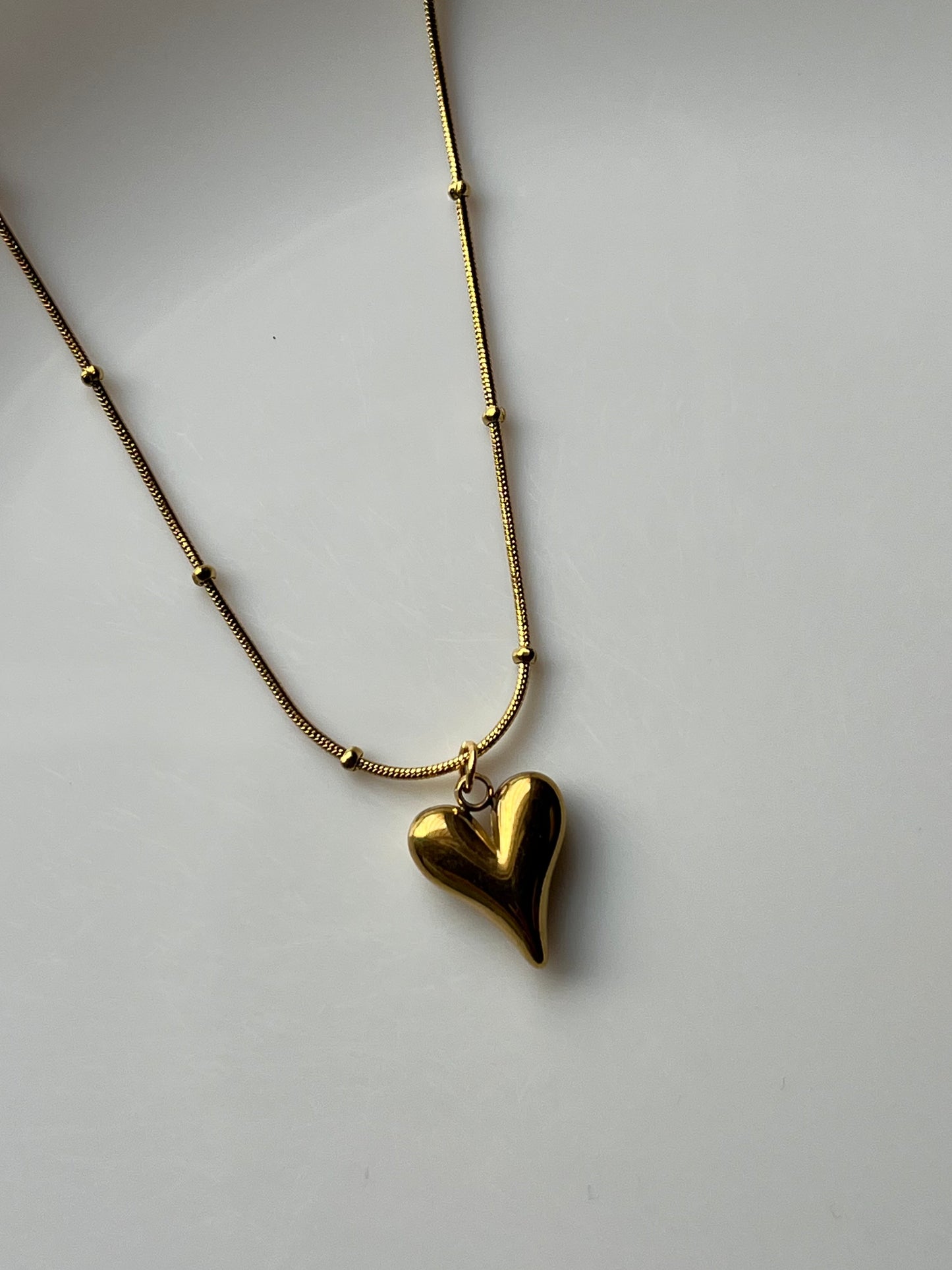 Velour Heart Necklace