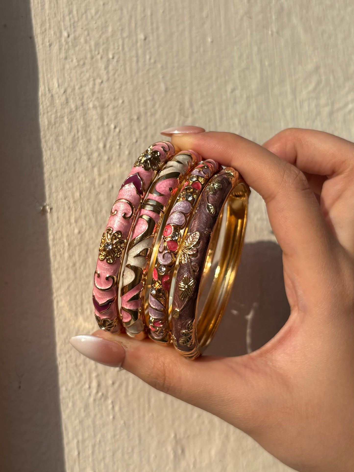 Rapunzel Enamel Bangles