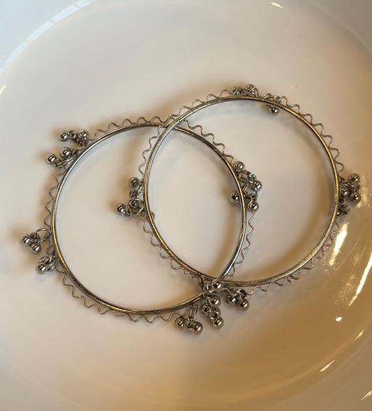 Silver Pair of Ghungroo