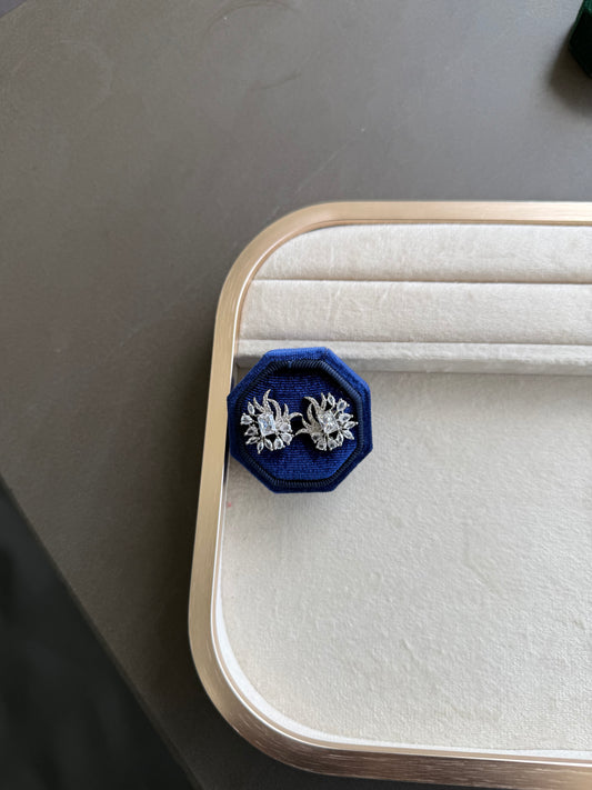 Ivy Halo Studs