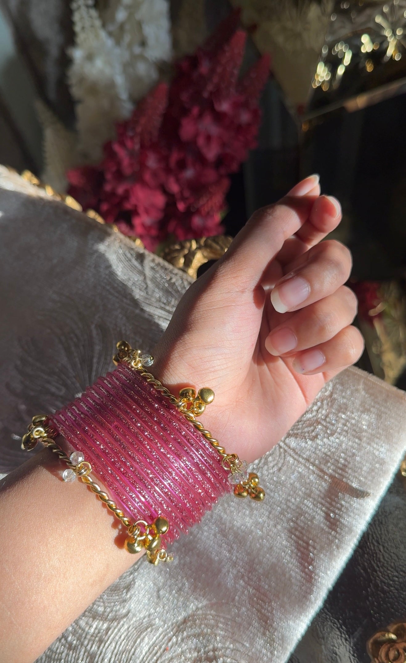 Crystal Ghungroo + Churriyan Set -2.6 size
