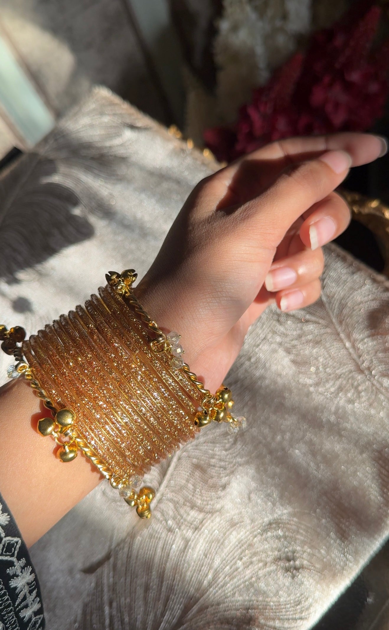 Crystal Ghungroo + Churriyan Set -2.6 size