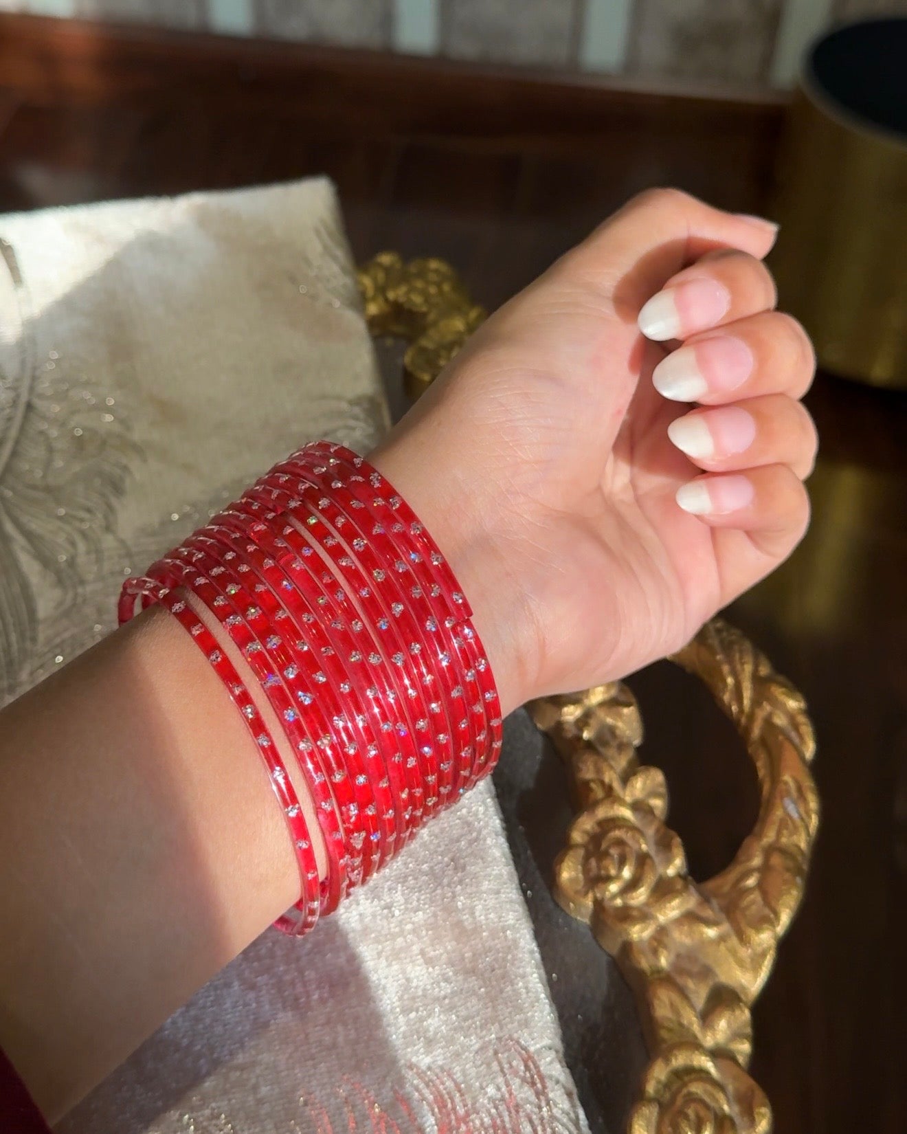 Raindrop Bangles (Size 2.8)