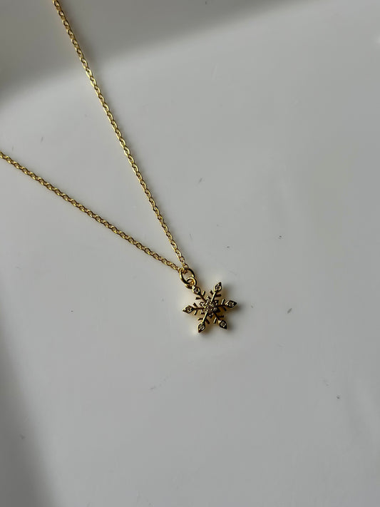 Frosted Charm Necklace
