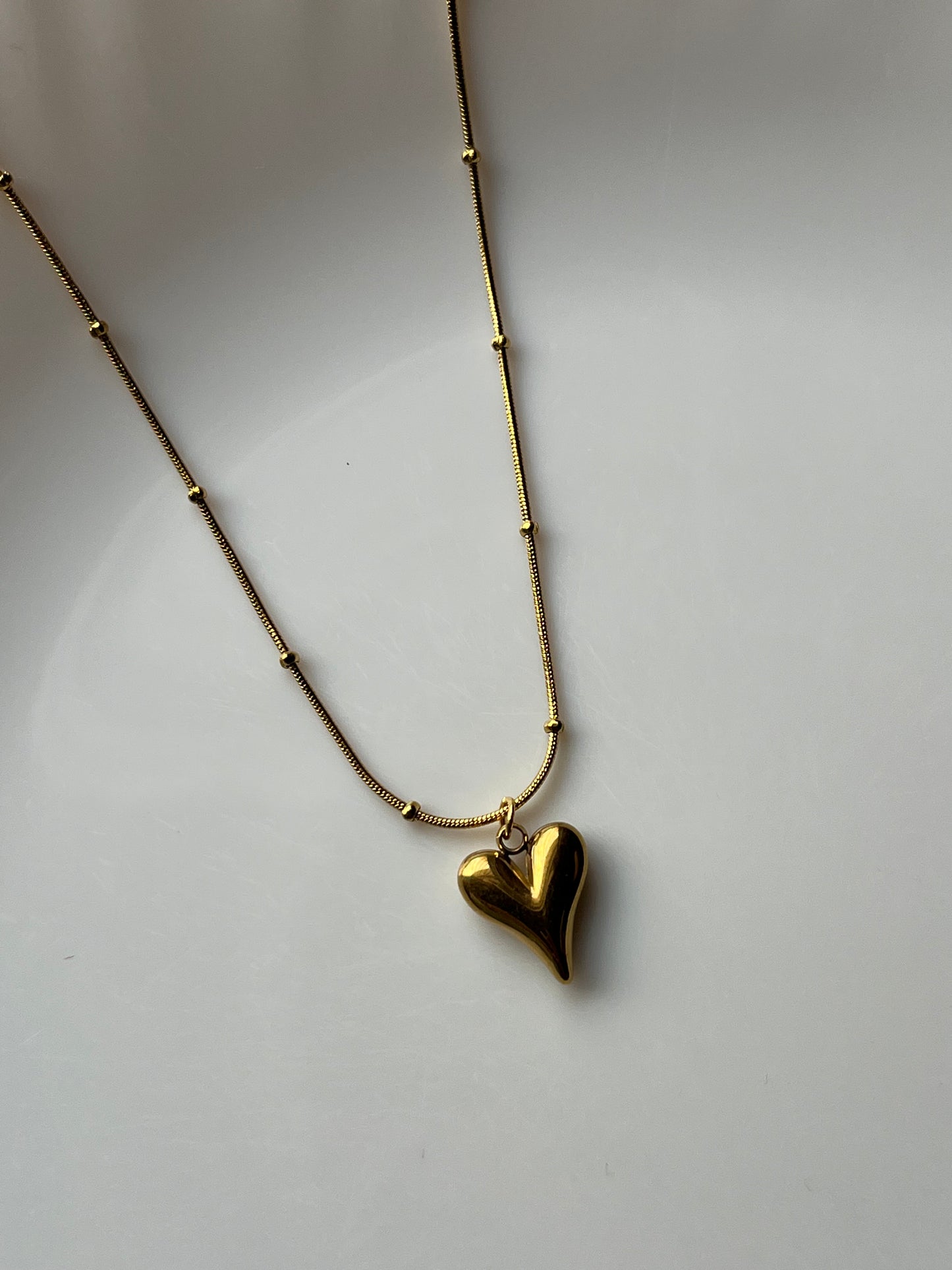 Velour Heart Necklace