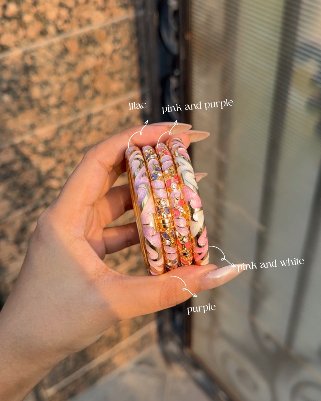 Rapunzel Enamel Bangles